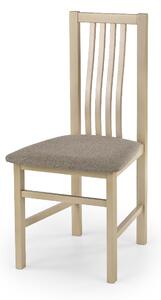Krzesło do jadalni Drewniane Tapicerowane Bukowe Dąb sonoma ARIA