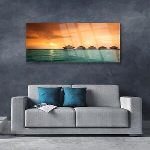 Obraz na Szkle Morze Słońce Krajobraz