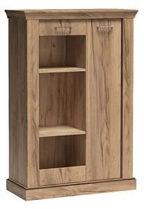 Witryna niska w dekorze kraft złoty T3-P06