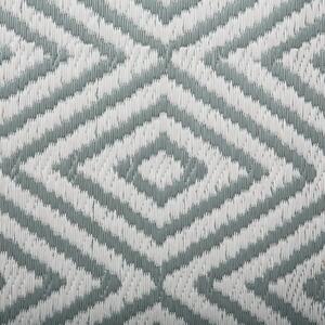 Nowoczesny dywan wykładzina zewnętrzna 90x150cm geometryczny wzór zielony Sikar Beliani