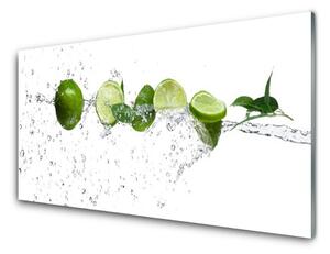 Obraz Szklany Limonka Woda Kuchnia