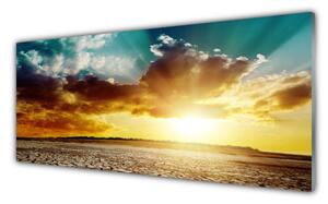 Obraz na Szkle Słońce Pustynia Krajobraz