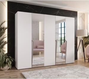 Szafa uchylna otwierana Piano 2 250 wys. 202 cm biaÅy + u. kaszmir