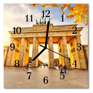 Zegar szklany kwadratowy Berlin