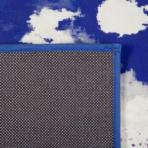 Nowoczesny dywan wielokolorowy abstrakcyjny wzór 80 x 150 cm Kadirli Beliani