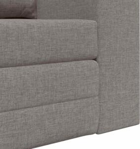 Sofa bed ciemnoszary 148 x 71 x 83 cm tkanina