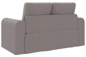 Sofa bed ciemnoszary 148 x 71 x 83 cm tkanina