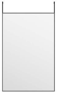 Lustro na drzwi, czarne, 40x60 cm, szkÅo i aluminium