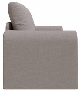 Sofa bed ciemnoszary 148 x 71 x 83 cm tkanina