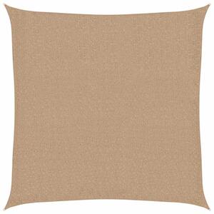 Żagiel przeciwsłoneczny, 160 g/m², taupe, 3,6x3,6 m, hdpe