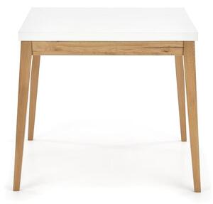 Stół kuchenny kwadratowy 80x80 biały drewno