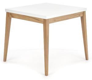 Stół kuchenny kwadratowy 80x80 biały drewno