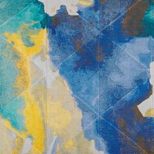 Abstrakcyjny dywan wielokolorowy 160 x 230 cm wzór akwarelowy nowoczesny Ceyhan Beliani