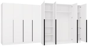 Szafa SENSO 4D Topeshop biel 200x56,5x200 11 pÃ³Åek drÄ Å¼ek 1 szt
