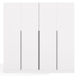 Szafa SENSO 4D Topeshop biel 200x56,5x200 11 pÃ³Åek drÄ Å¼ek 1 szt