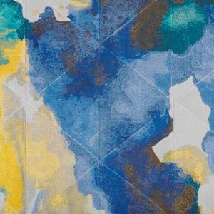 Abstrakcyjny dywan wielokolorowy 140 x 200 cm wzór akwarelowy nowoczesny Ceyhan Beliani