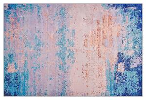 Nowoczesny dywan do salonu wzór abstrakcyjny 160x230 cm niebieski Inegol Beliani