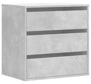 Komoda, szaroÅÄ betonu, 60x41x58 cm, materiaÅ drewnopochodny