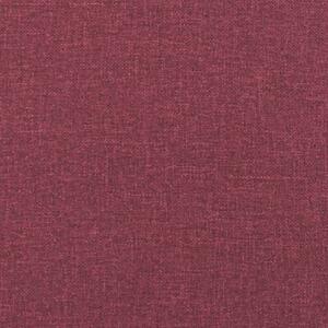 Sofa 2-osobowa, winna czerwieÅ, 140 cm, tapicerowana tkaninÄ