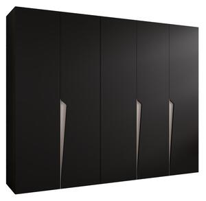 Szafa uchylna otwierana Piano 1 250 wys. 202 cm czarny + u. kaszmir