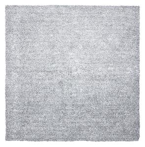 Nowoczesny dywan poliester szary gładki wykonany ręcznie 200 x 200 cm Demre Beliani