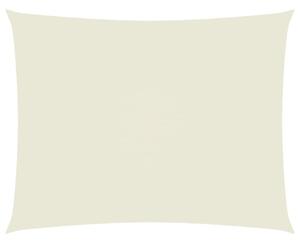Prostokątny żagiel ogrodowy, tkanina oxford, 2,5x4 m, kremowy