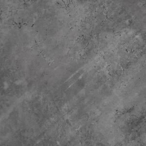 Stolik kawowy okrągły płyta wiórowa metalowe nogi efekt betonu Bonita Beliani
