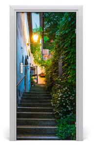 Fototapeta samoprzylepna DRZWI Stare miasto schody
