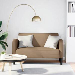 Sofa dwuosobowa cappuccino 110 cm skÃ³ra ekologiczna