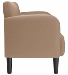 Sofa dwuosobowa cappuccino 110 cm skÃ³ra ekologiczna
