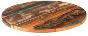 Okrągły blat stołu, 60 cm, 25-27 mm, lite drewno z odzysku