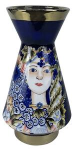Emaga Wazon DKD Home Decor Porcelana Czarny Shabby Chic (19 x 19 x 36 cm)