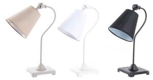 Emaga Lampa stołowa DKD Home Decor Czarny Beżowy Metal Materiał Poliester Biały 220 V 40 W (13 x 43 x 4 cm) (3 pcs)