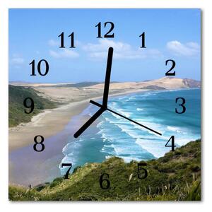 Zegar szklany kwadratowy Wybrzeże