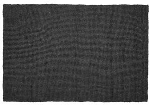 Dywan wełniany prostokątny 160 x 230 cm kulki filcowe czarny Amdo Beliani