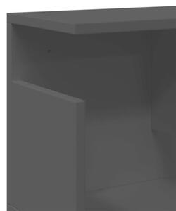 Półka ścienna, 100x20x30 cm, czarna, materiał drewnopochodny