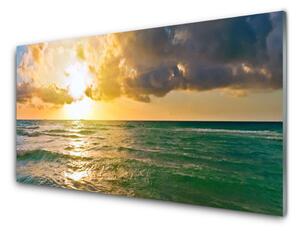 Obraz Szklany Morze Zachód Słońca