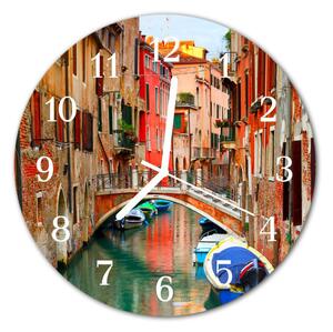 Zegar szklany okrągły Wenecja