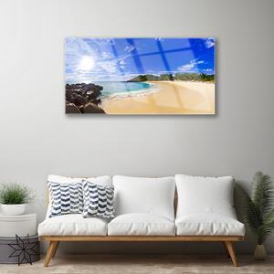 Obraz Szklany Słońce Morze Plaża Krajobraz