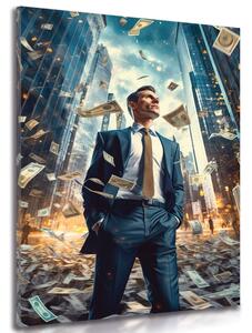 Obraz biznesmen z Wall Street
