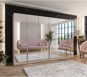 Szafa uchylna otwierana Piano 1 300 (3x100) wys. 202 cm kaszmir + u. kaszmir
