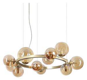 Ideal Lux Ideal Lux - LED Żyrandol na lince PERLAGE 11xG9/3W/230V śr. 73 cm złoty/dymny ID322773