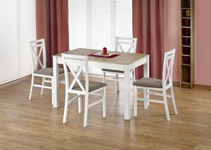 Regulowany stół do salonu i jadalni Biało – brązowy SONY