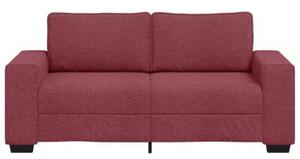 Sofa 2-osobowa, winna czerwieÅ, 180x77x82 cm, tkaninÄ