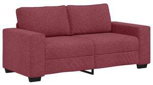 Sofa 2-osobowa, winna czerwieÅ, 180x77x82 cm, tkaninÄ