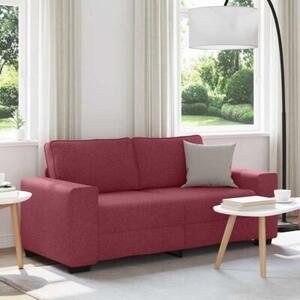 Sofa 2-osobowa, winna czerwieÅ, 180x77x82 cm, tkaninÄ