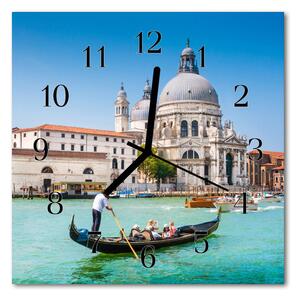 Zegar szklany kwadratowy Wenecja