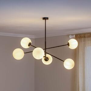 Lampa sufitowa Linear EMIBIG LIGHTING, możliwość ściemniania, czarny, salon / jadalnia, metal, nowoczesny