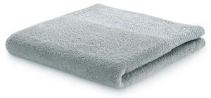 Ręcznik kąpielowy Bawełniany z bordiurą Jasno Szary MANDI-30x50 cm