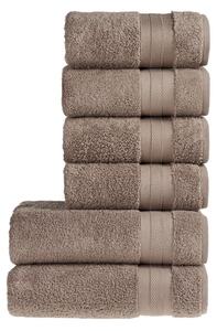 Stanex Zestaw ręczników MEXICO brązowy, 4 szt. 50 x 100 cm, 2 szt. 70 x 140 cm
